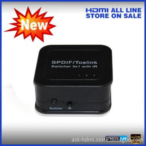 SPDIF/TosLink Digital Optical Audio 1X3 splitter